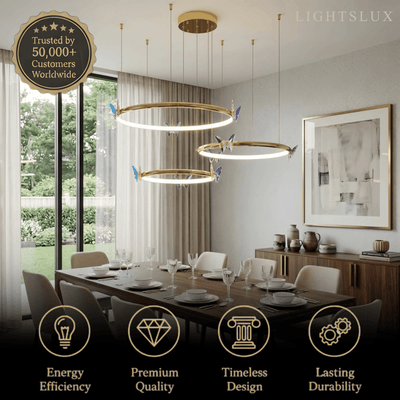 Velora Modern Circular Chandelier 