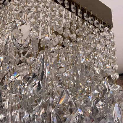 Excelis Art Deco Crystal Fringe Chandelier