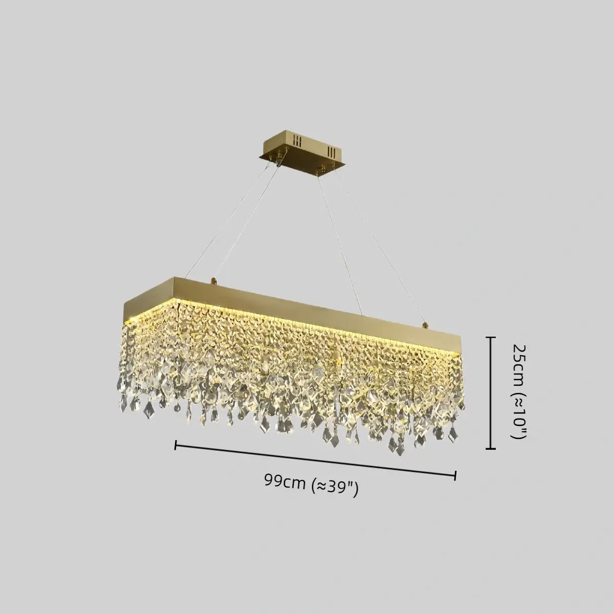 Excelis Art Deco Crystal Fringe Chandelier