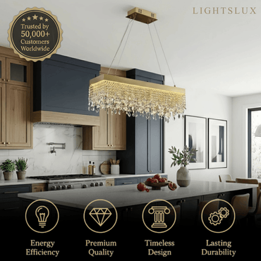 Excelis Art Deco Crystal Fringe Chandelier