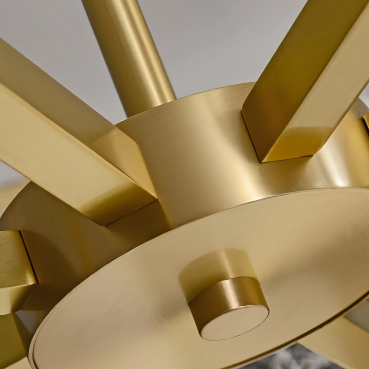 Excelis Modern Textured Glass Round Chandelier