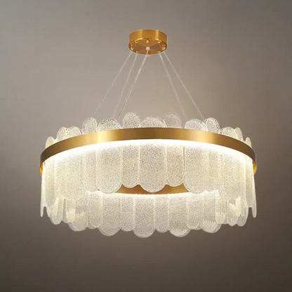 Elegant_Circular_Glass_Chandelier_--_Gold
