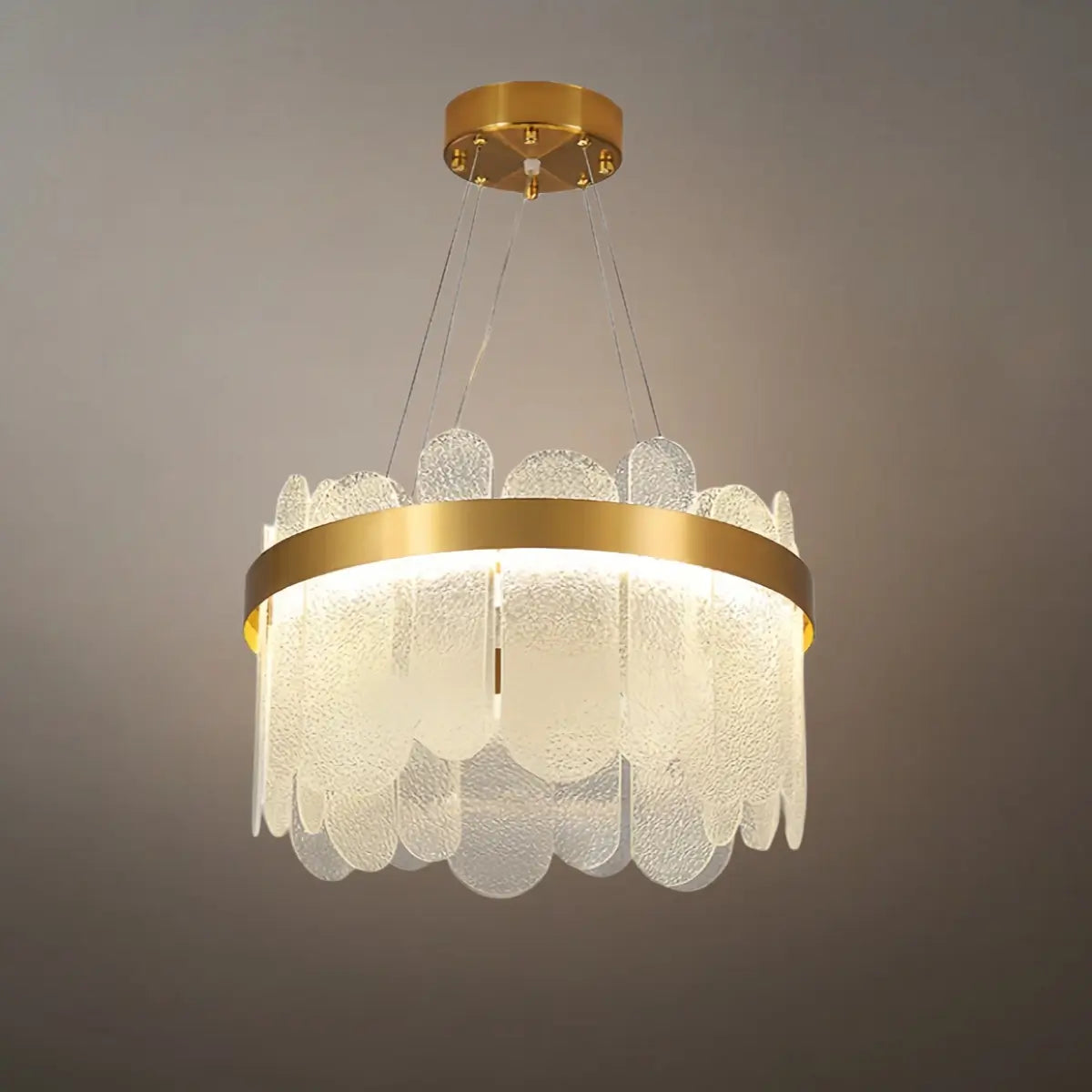 Elegant_Circular_Glass_Chandelier_--_Gold
