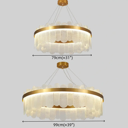 Elegant_Circular_Glass_Chandelier_--_Gold