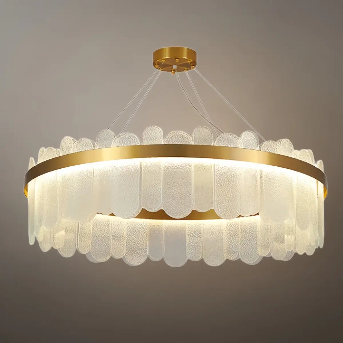 Elegant_Circular_Glass_Chandelier_--_Gold
