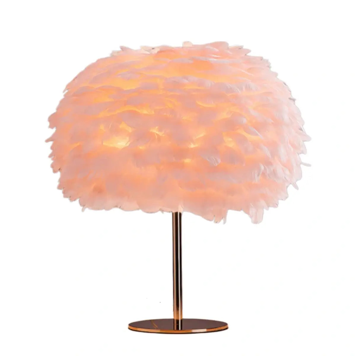 Elegant_Globe_Feather_Table_Lamp_--_Gold