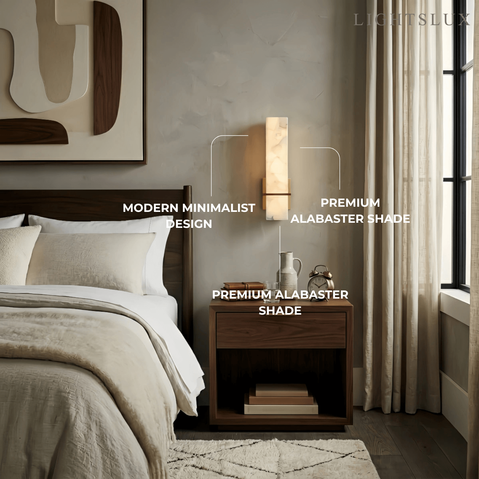 Alba Minimalist Cuboid Wall Lamp
