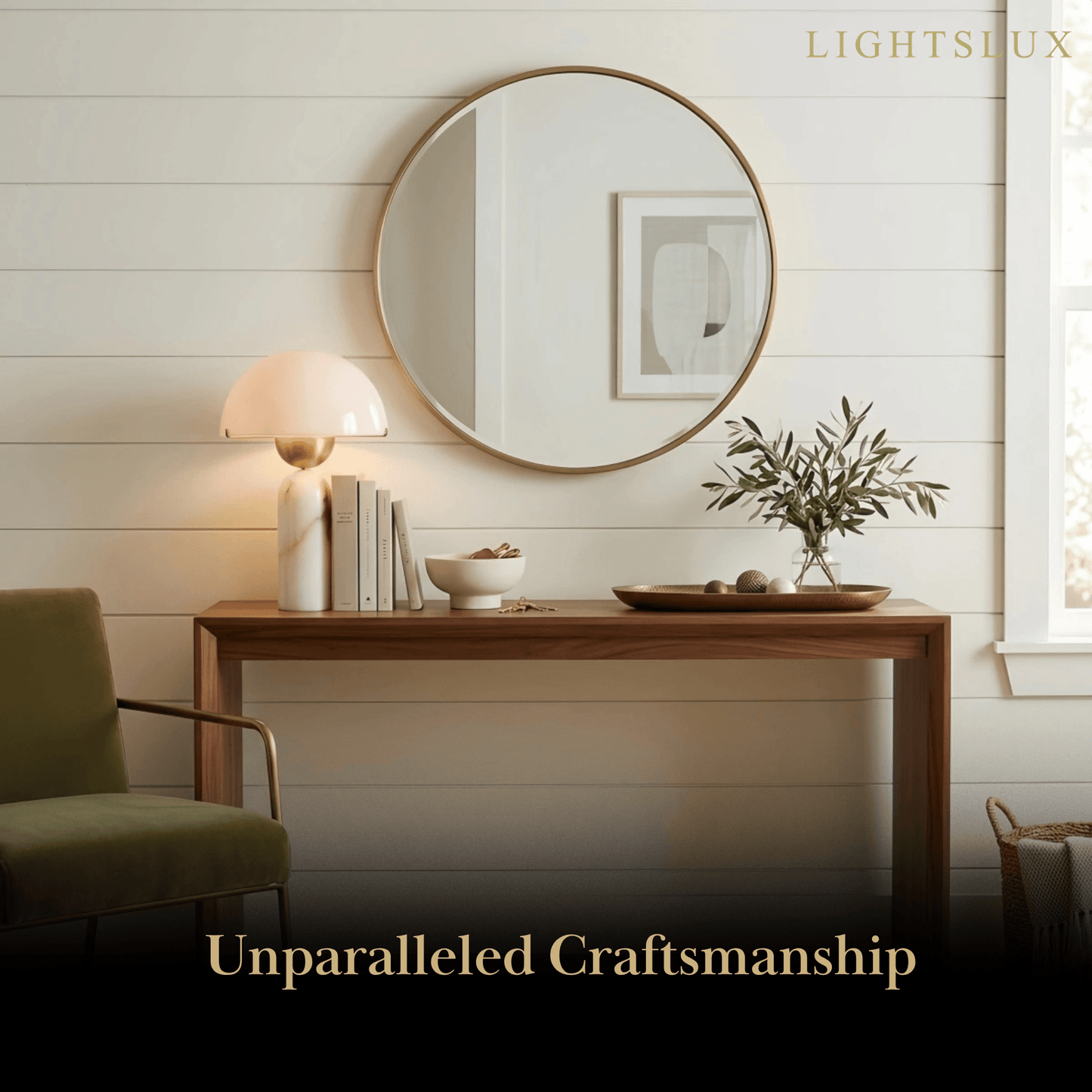 Alba Minimalist Alabaster Table Lamp