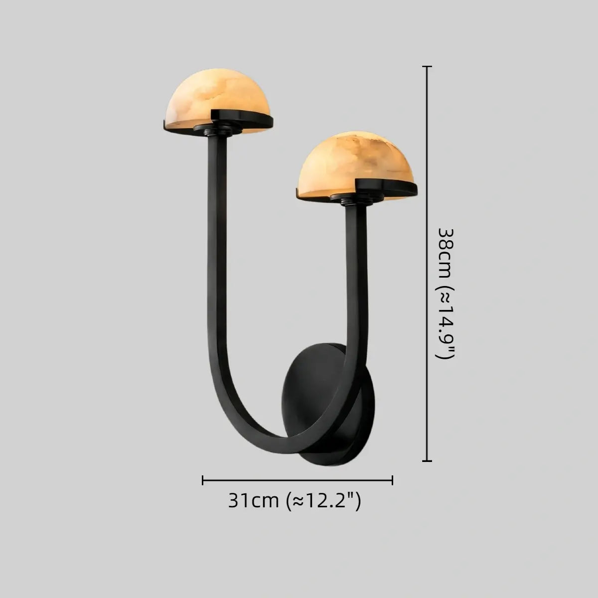 Alba Modern Double Wall Light