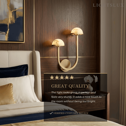Alba Modern Double Wall Light