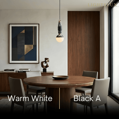 Alba Minimalist Marble Alabaster Pendant Lamp
