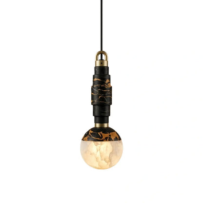 Alba Minimalist Marble Alabaster Pendant Lamp