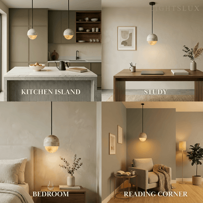 Alba Modern Alabaster Pendant Light