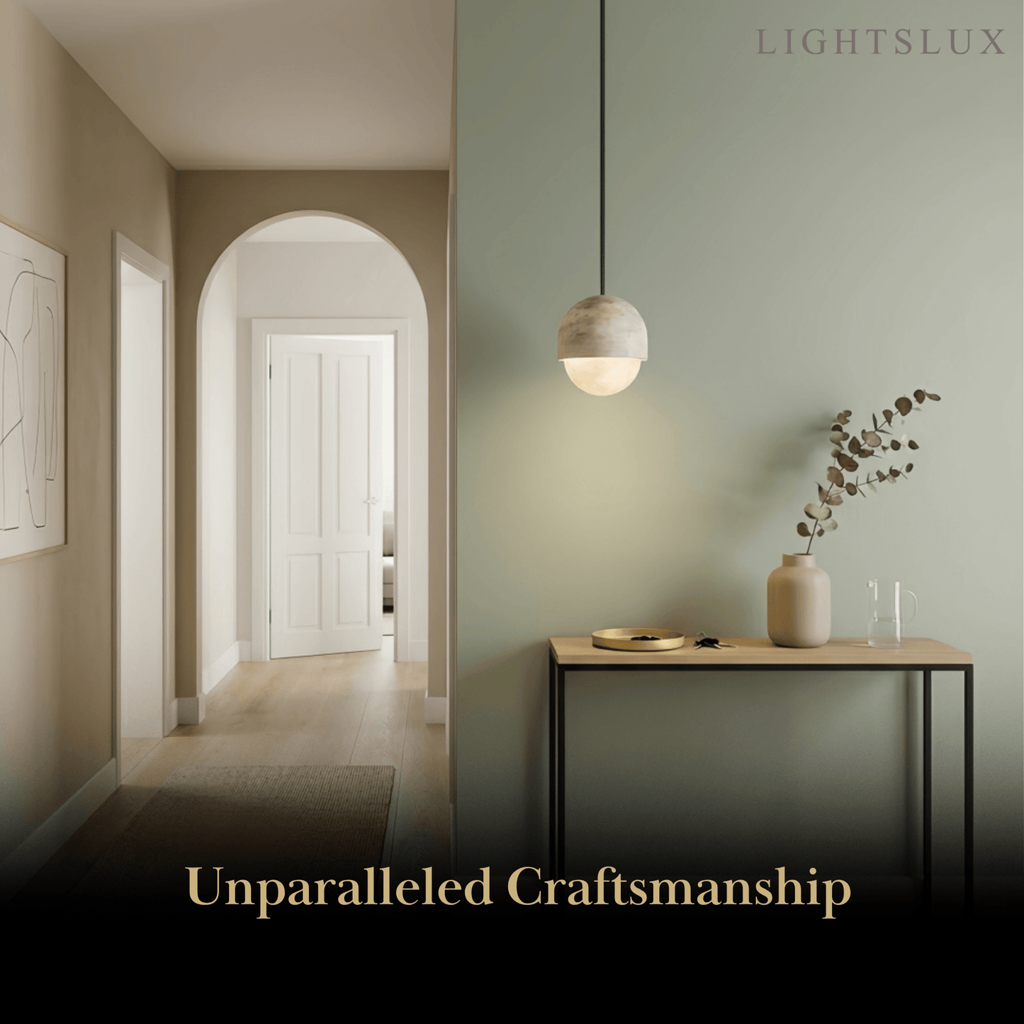 Alba Modern Alabaster Pendant Light