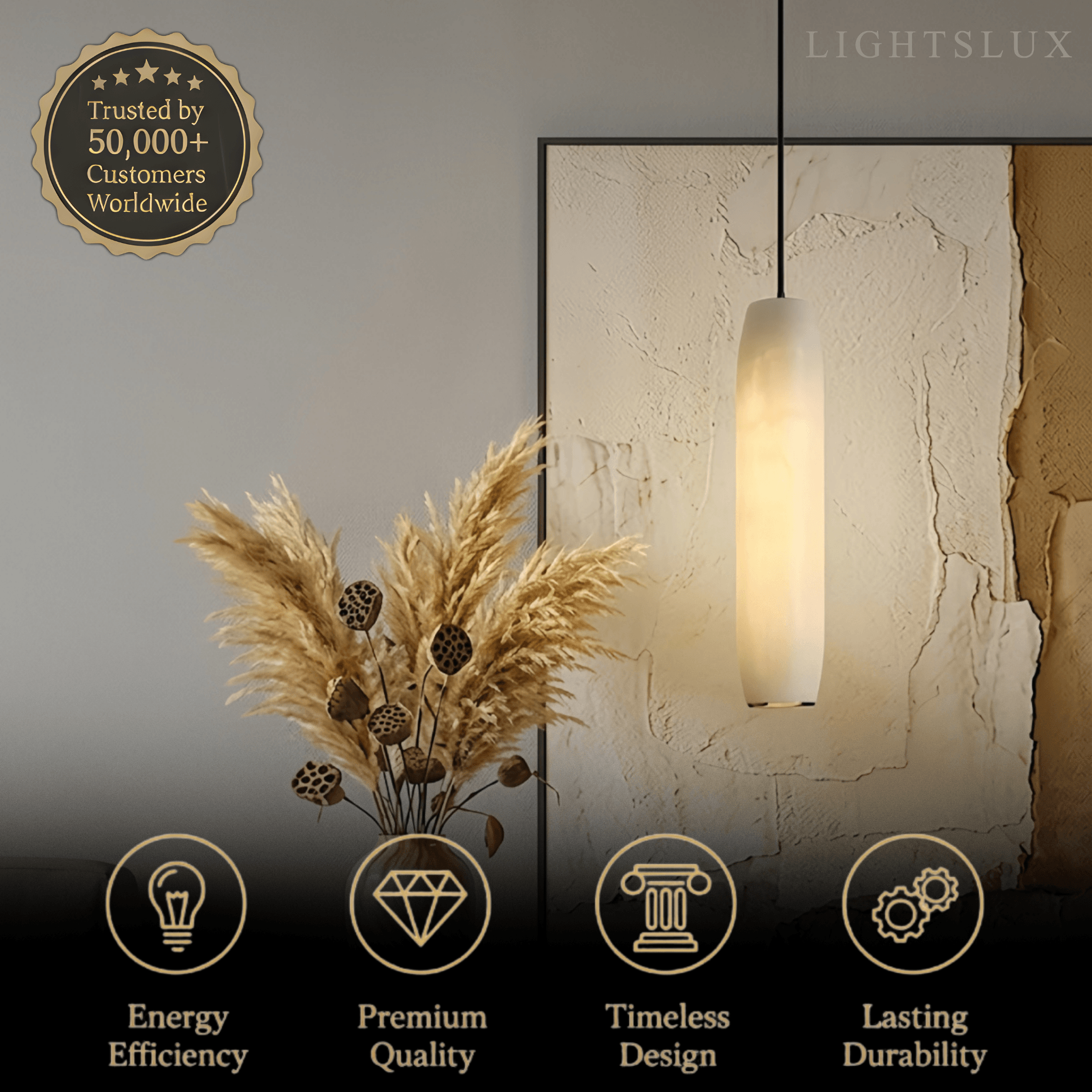Alba Modern Cylinder Pendant Light