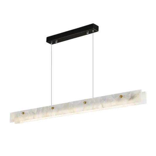 Alba Modern Alabaster Linear Pendant Light