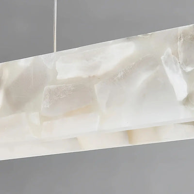Alba Modern Alabaster Linear Pendant Light