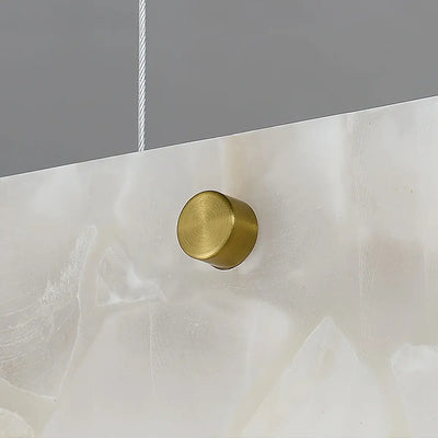 Alba Modern Alabaster Linear Pendant Light