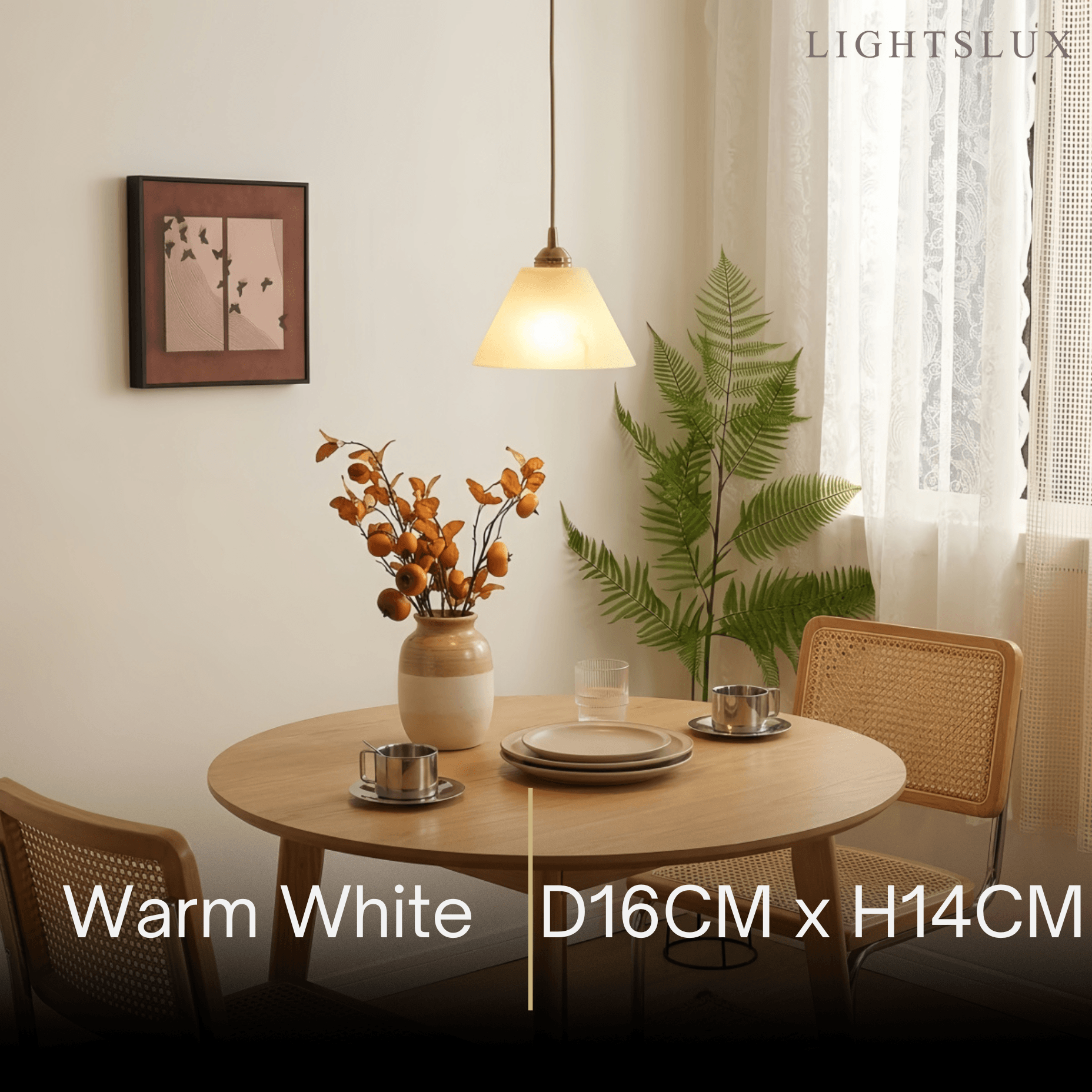  Alba  Minimalist Alabaster Pendant Light – White