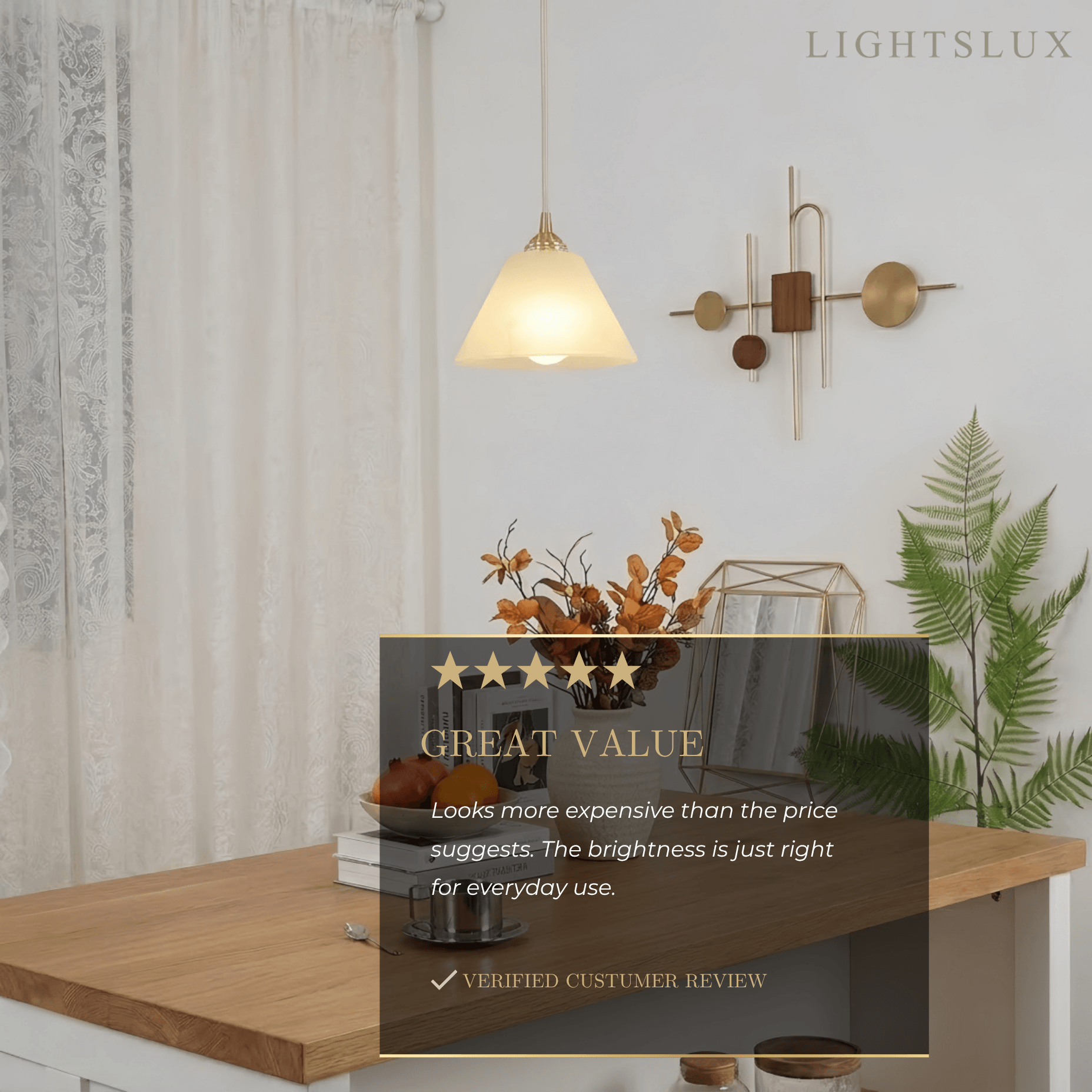 Alba  Minimalist Alabaster Pendant Light – White