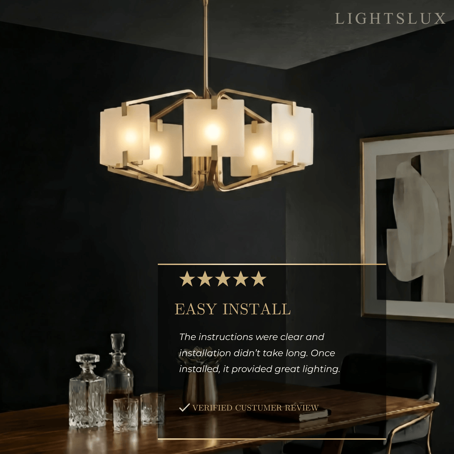 Alba Modern Luxury Chandelier