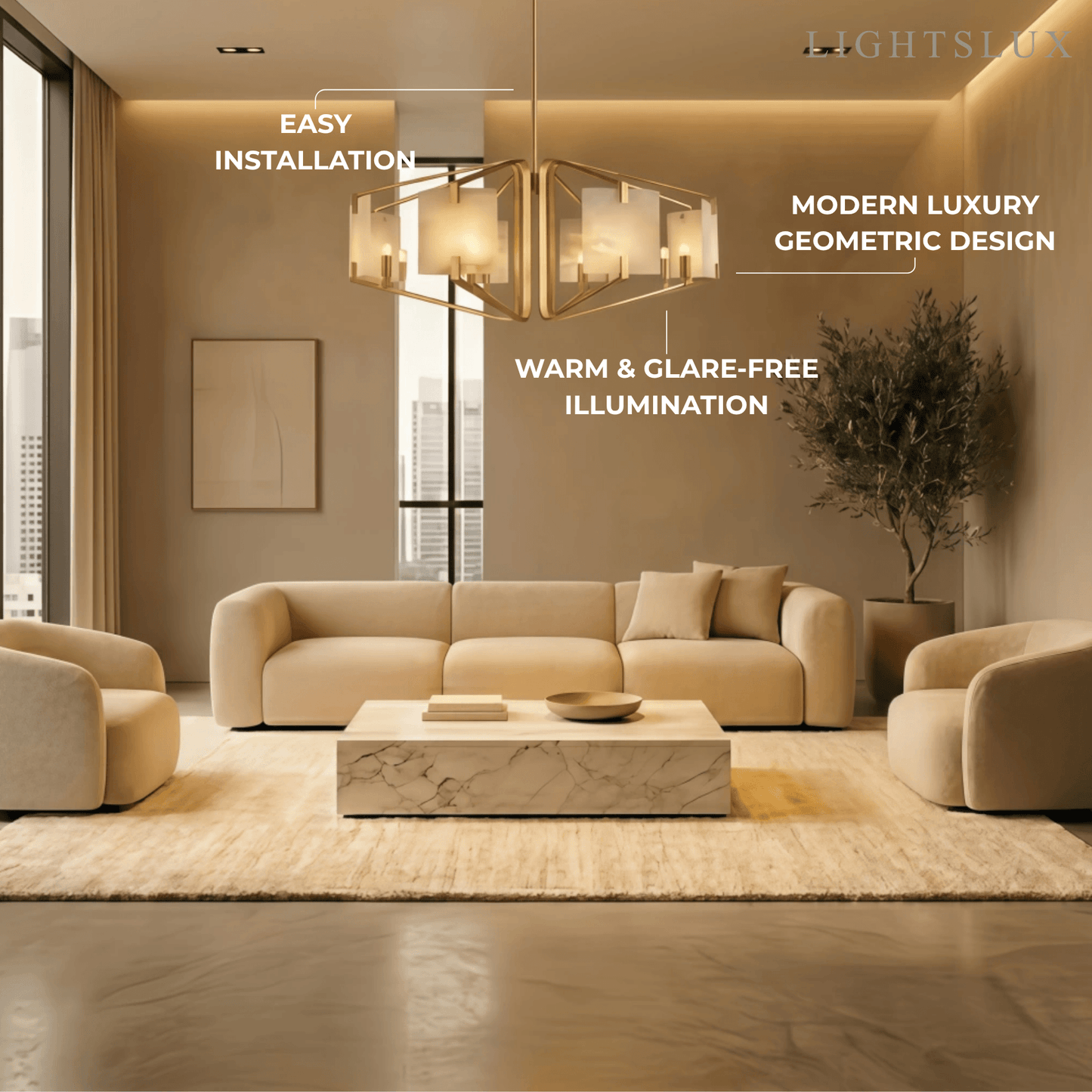 Alba Modern Luxury Chandelier