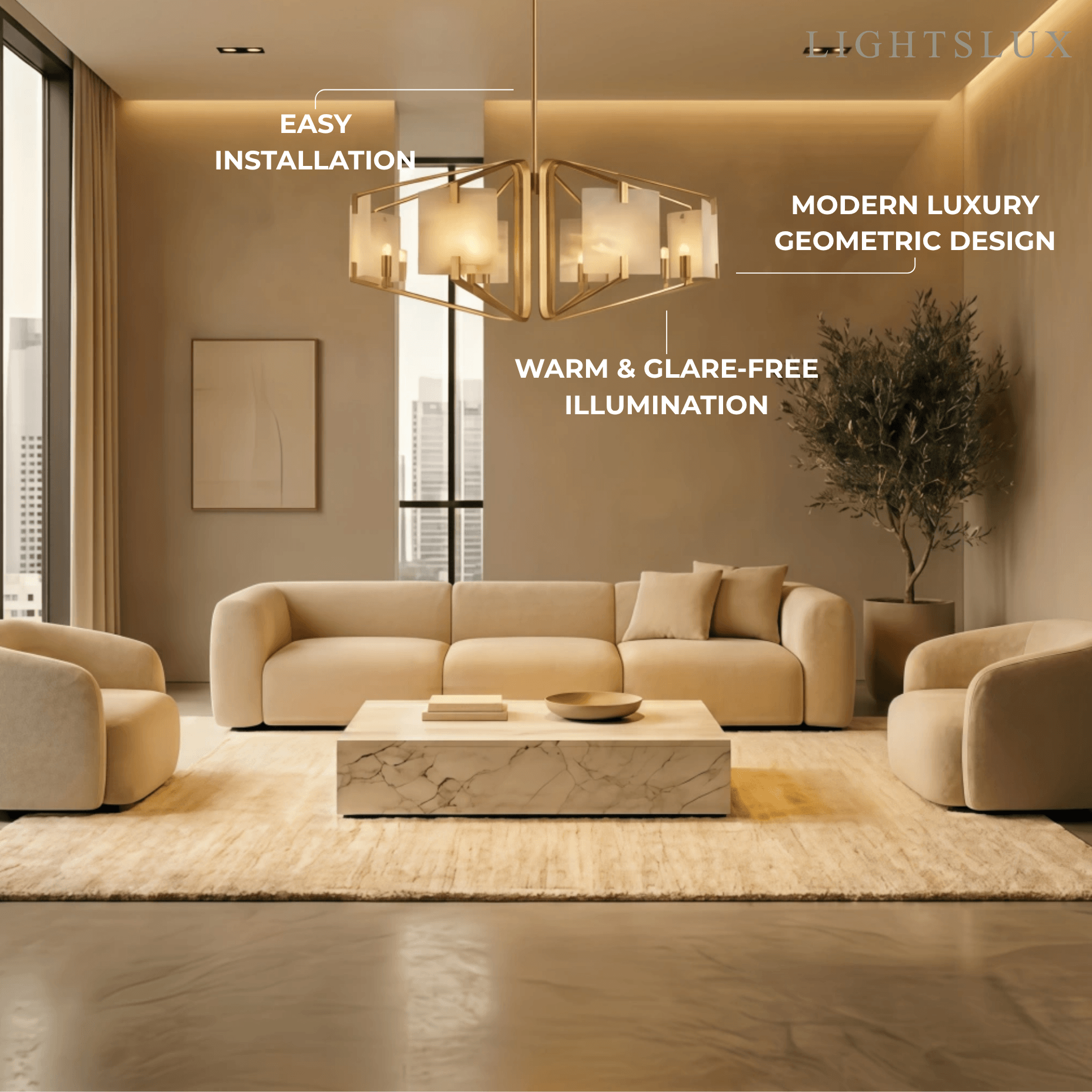 Alba Modern Luxury Chandelier