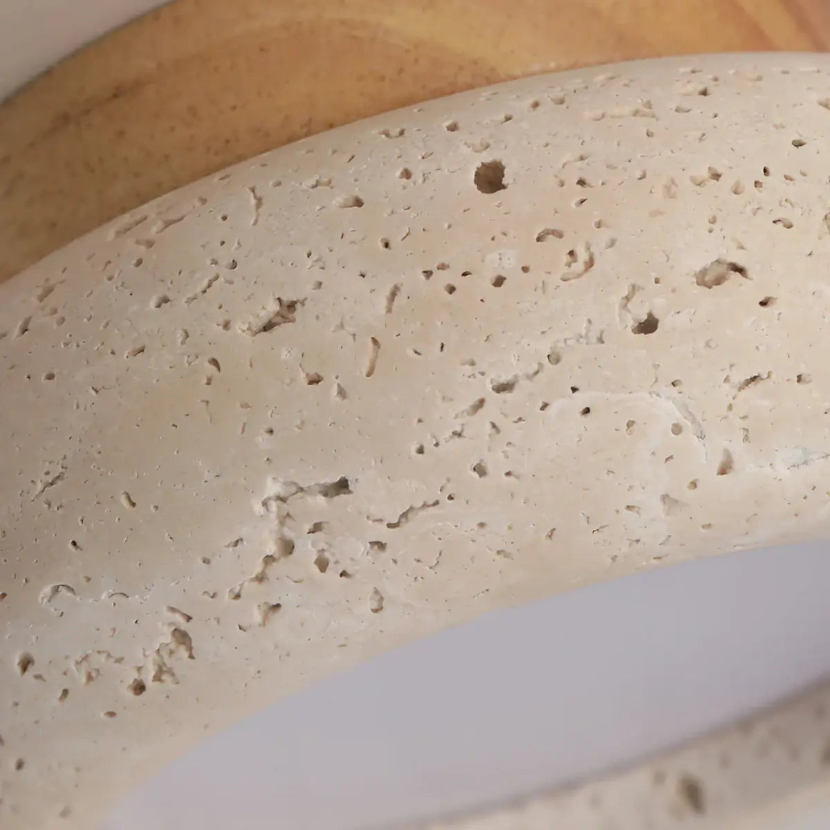 Strata Japanese Style Travertine Ceiling Light