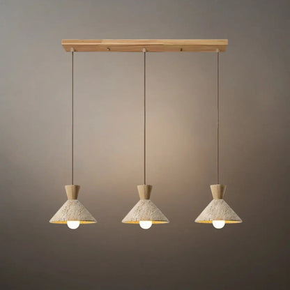 Strata Modern Travertine Pendant Lamp