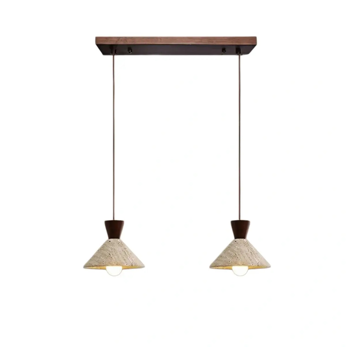 Strata Modern Travertine Pendant Lamp