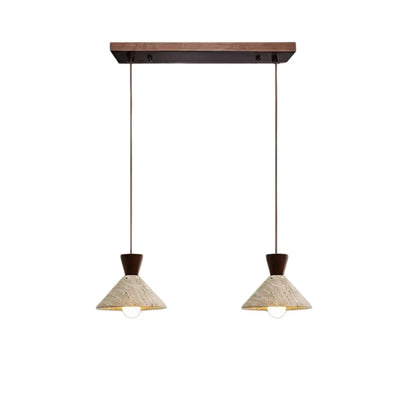 Strata Modern Travertine Pendant Lamp