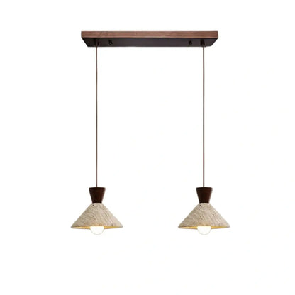 Strata Modern Travertine Pendant Lamp