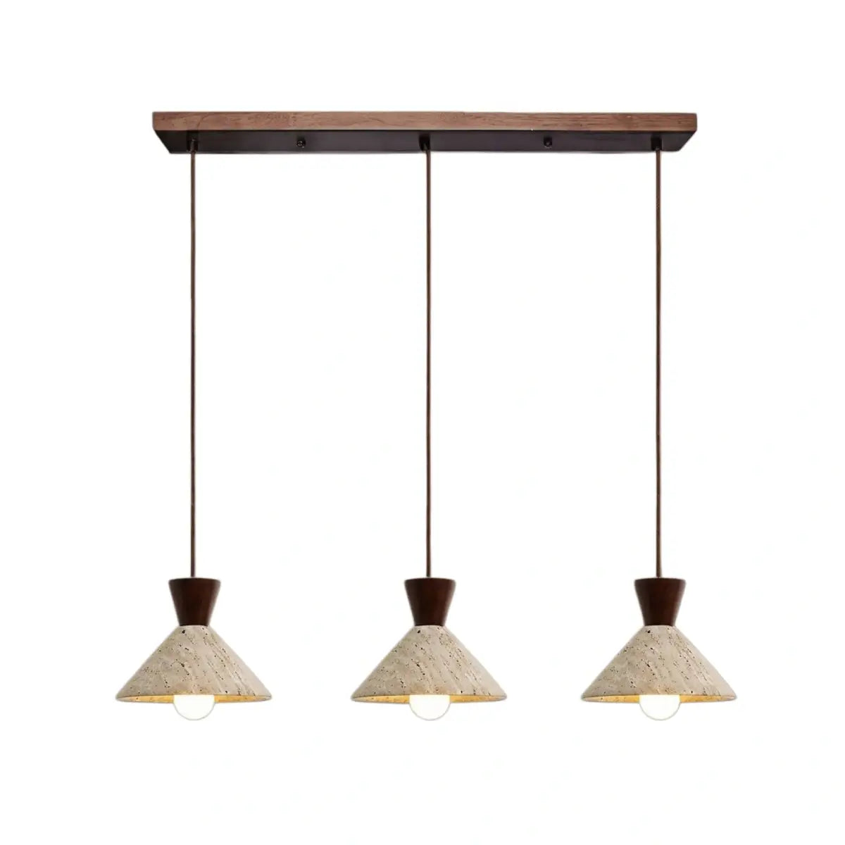 Strata Modern Travertine Pendant Lamp