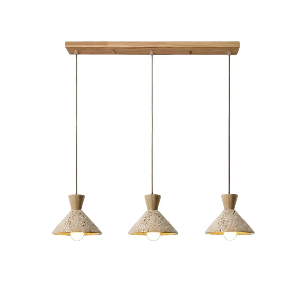 Strata Modern Travertine Pendant Lamp