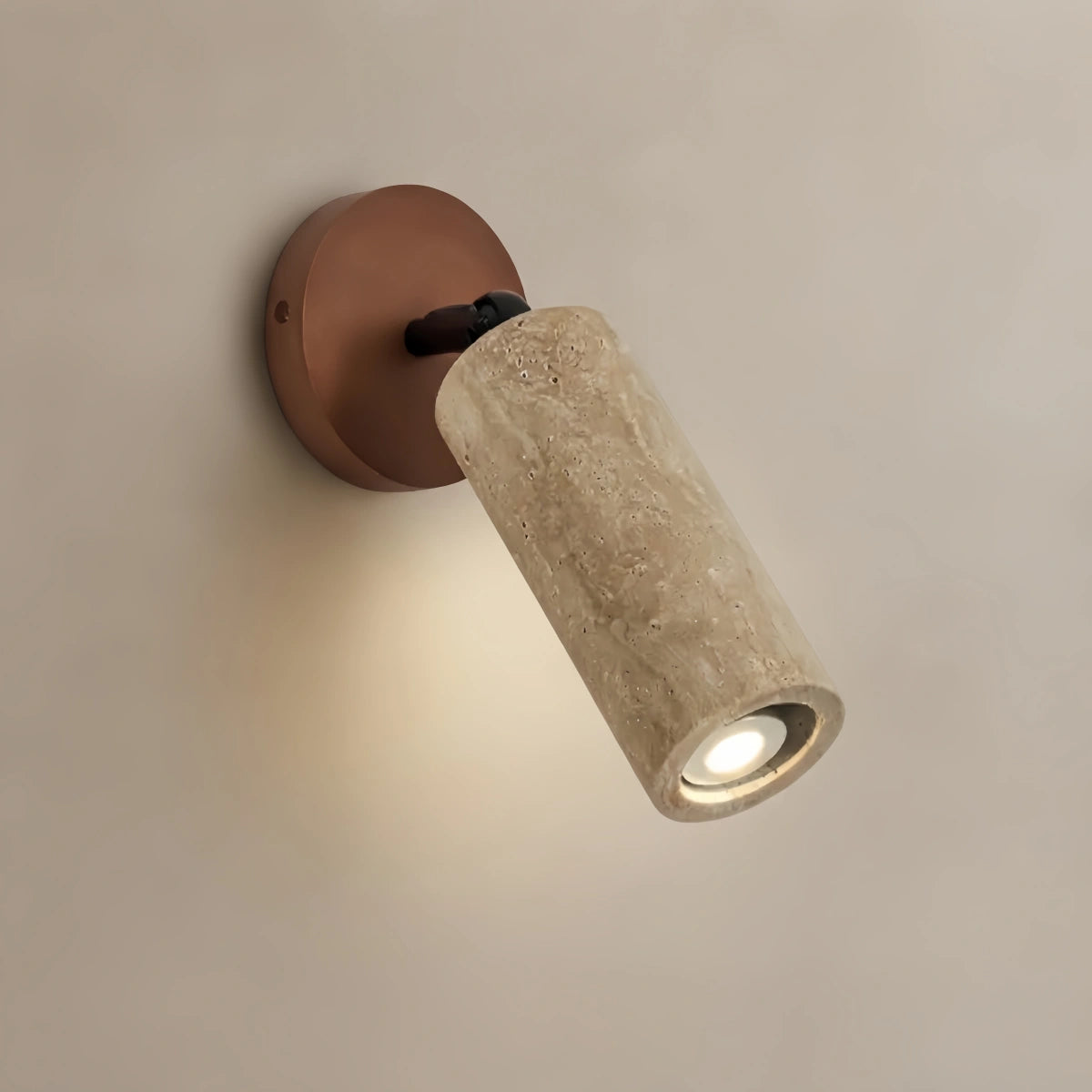 Travertine Pendant Light -- Walnut Beige for Living Room Dining Room