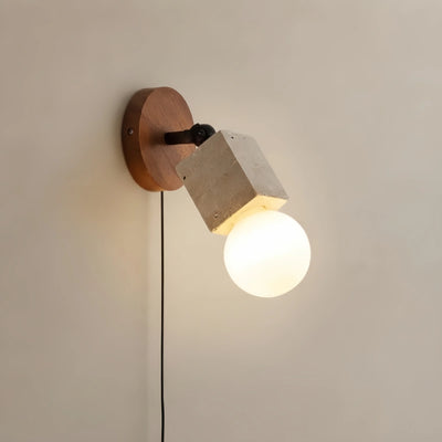 Strata Natural Travertine Pendant Light -- Walnut Beige for Living Room