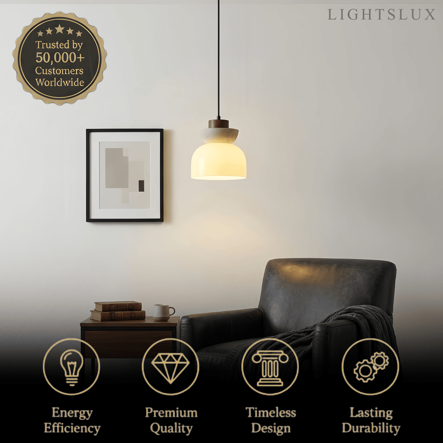 Strata Natural Ritta Pendant Light