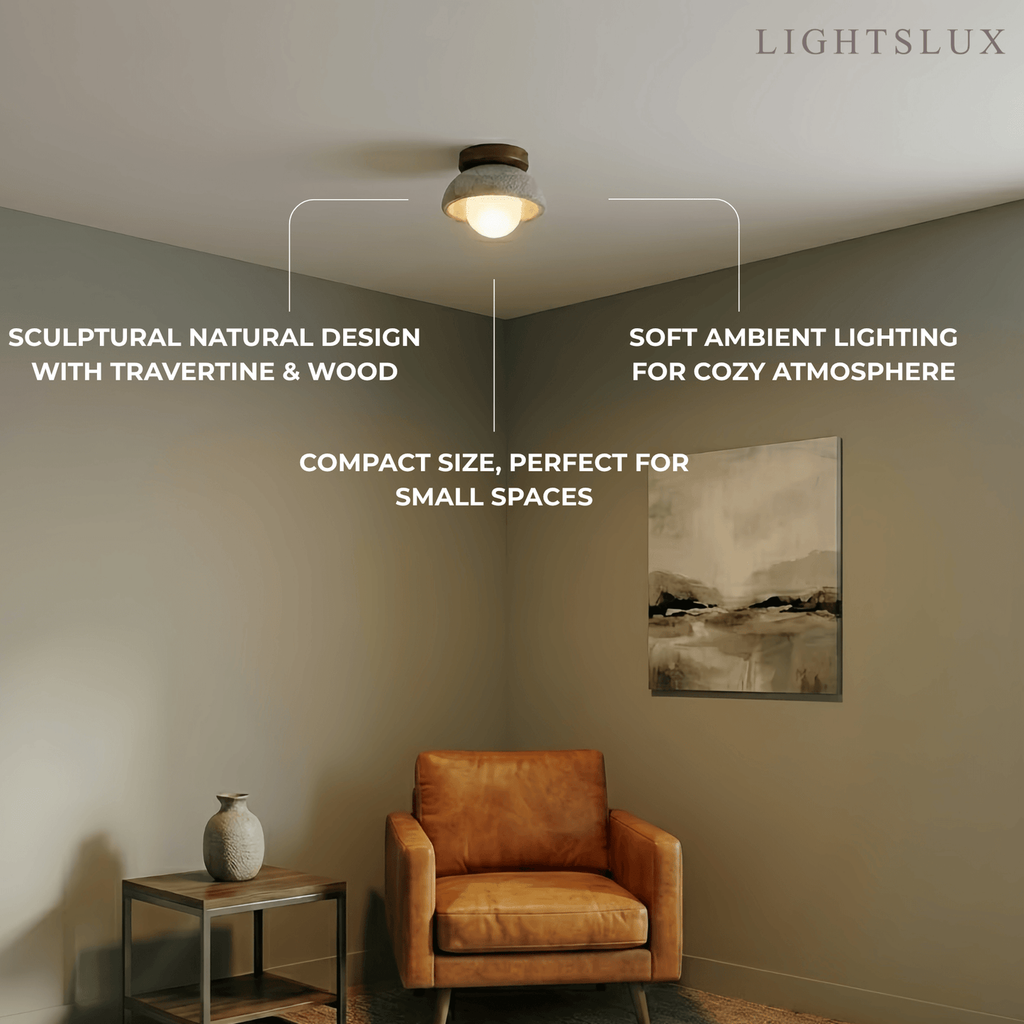 Strata Natural Ritta Pendant Light