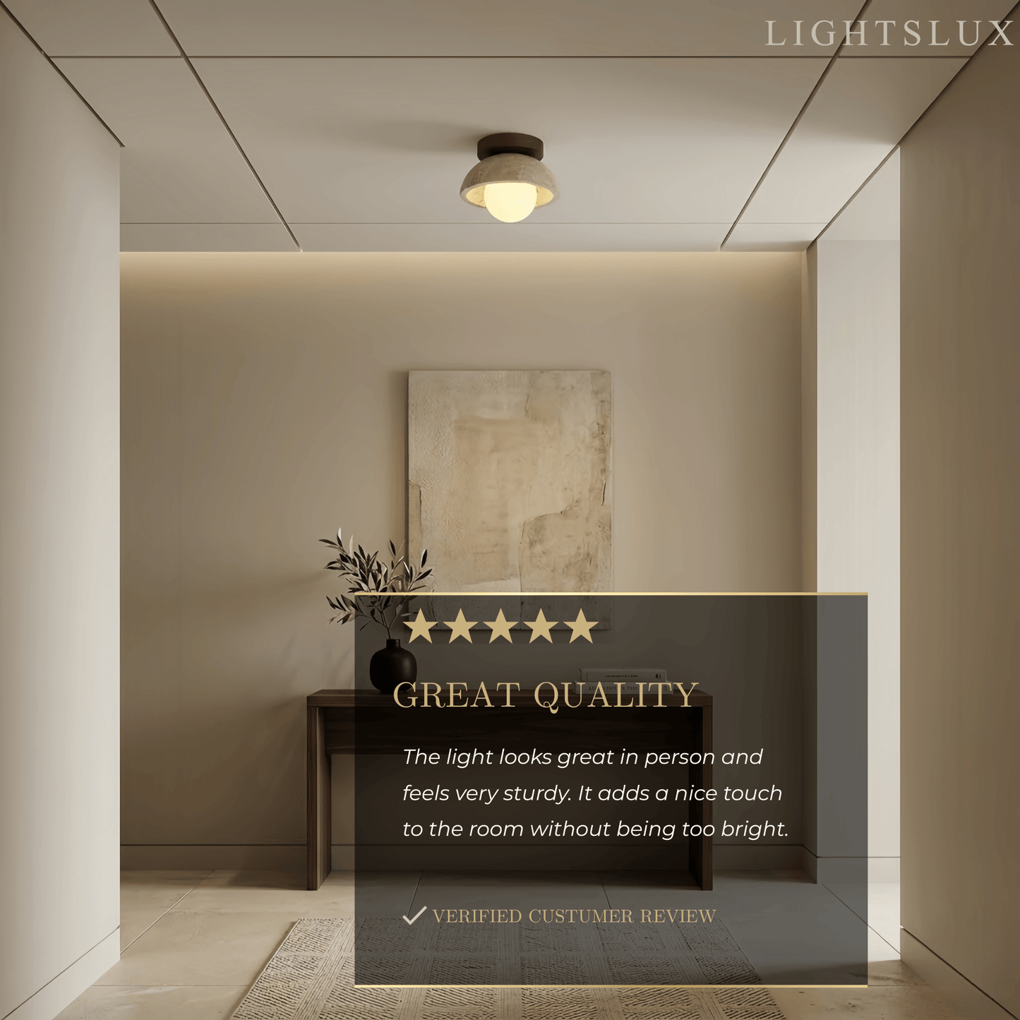 Strata Natural Ritta Pendant Light