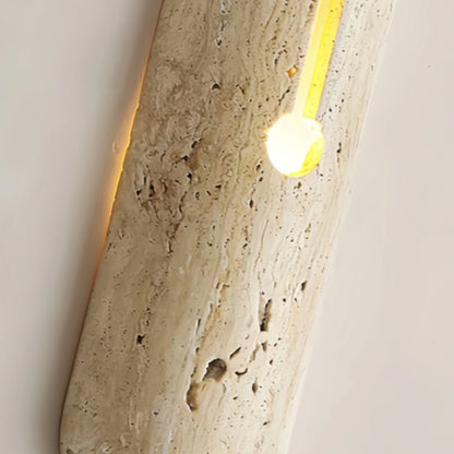 Strata Natural Travertine Wall Light 