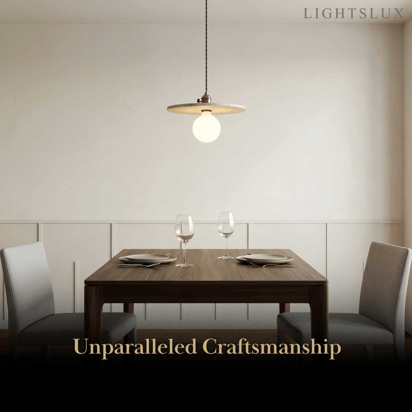 Strata Natural Travertine Pendant Light 