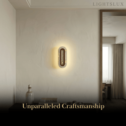 Strata Natural Travertine Wall Light