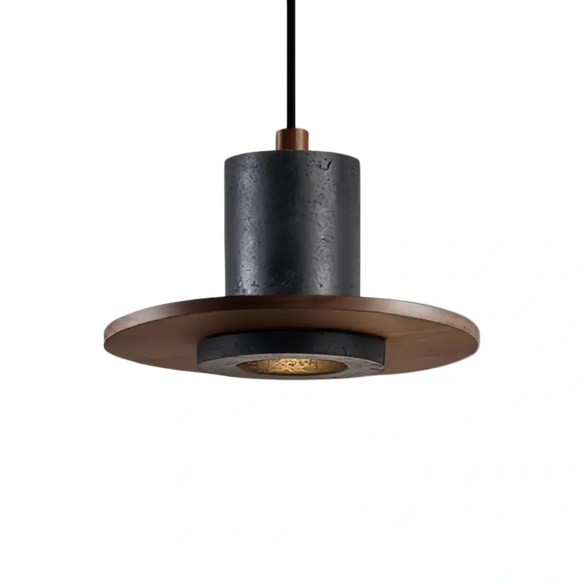 Strata Minimalist Travertine Pendant Light 