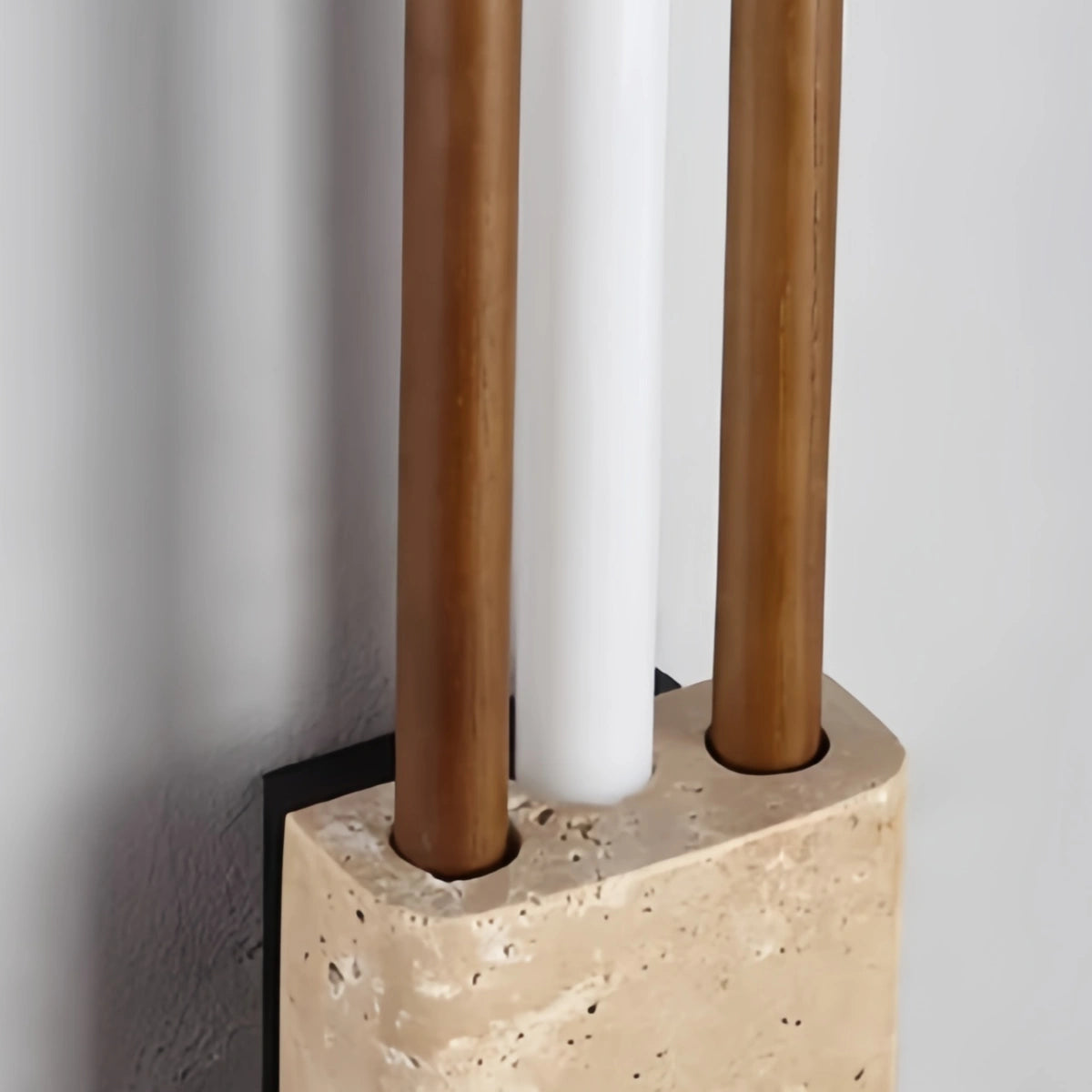 Strata Minimalist Travertine Wall Light