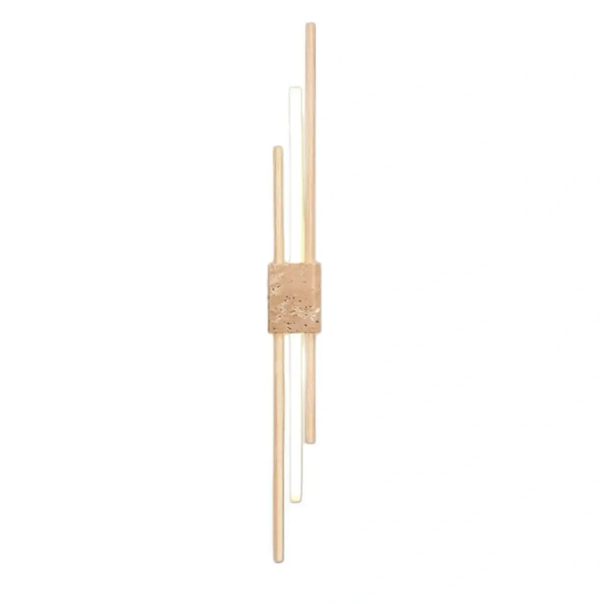 Strata Minimalist Travertine Wall Light