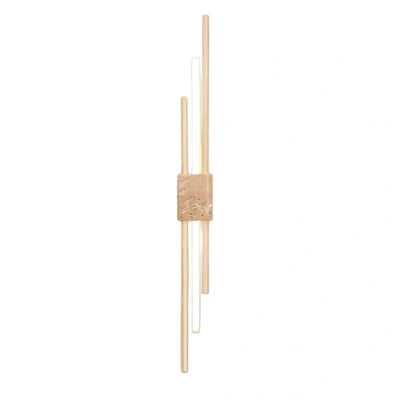 Strata Minimalist Travertine Wall Light