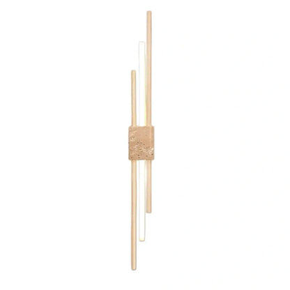Strata Minimalist Travertine Wall Light