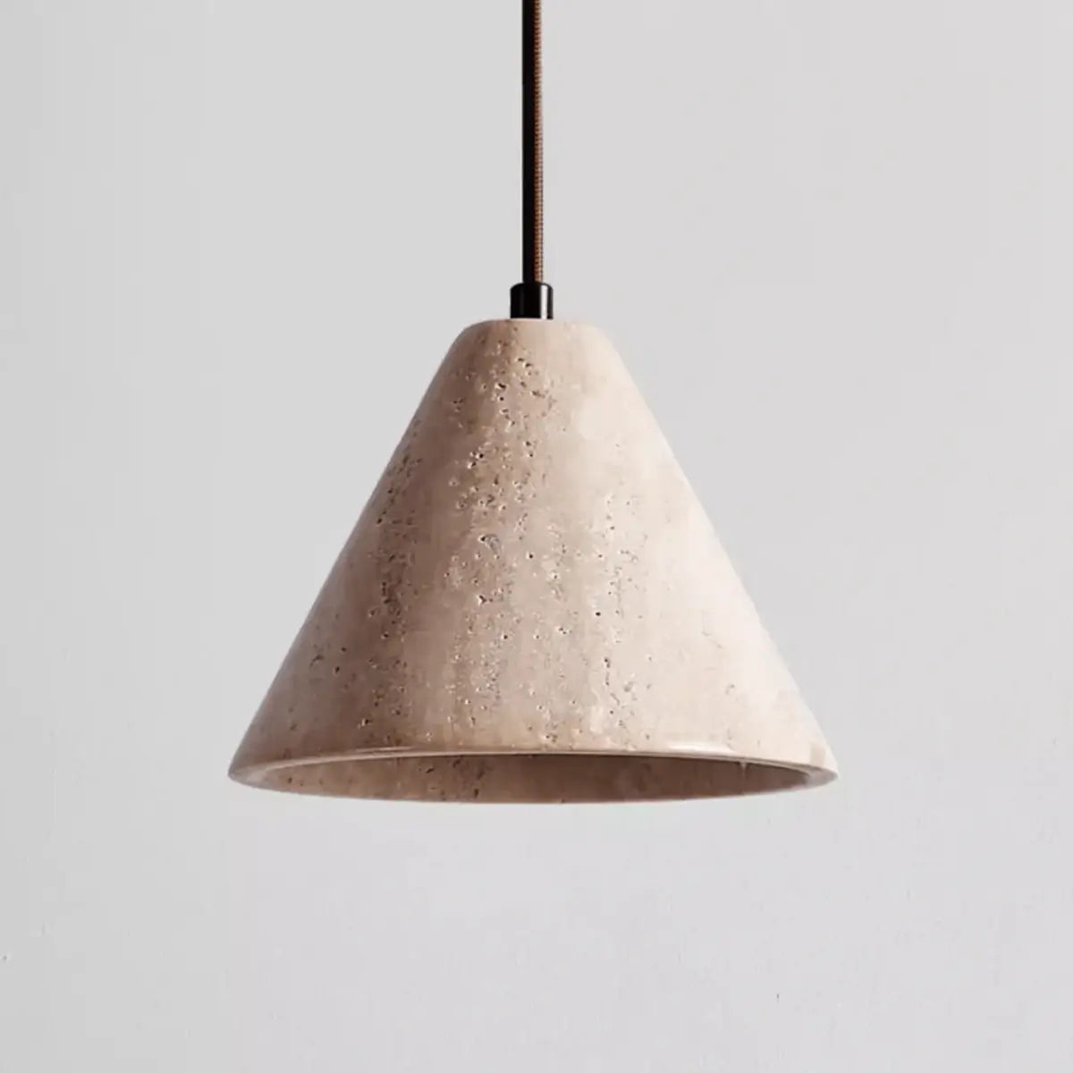 Strata Modern Travertine Pendant Light