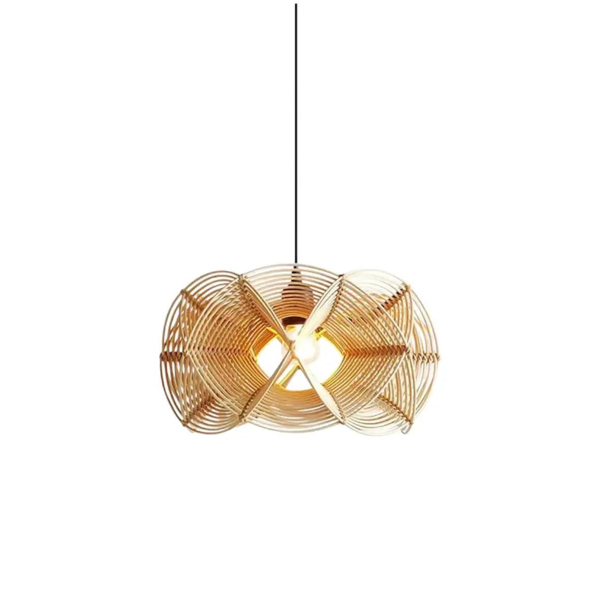 Bamburo Nordic Woven Rattan Pendant Lamp