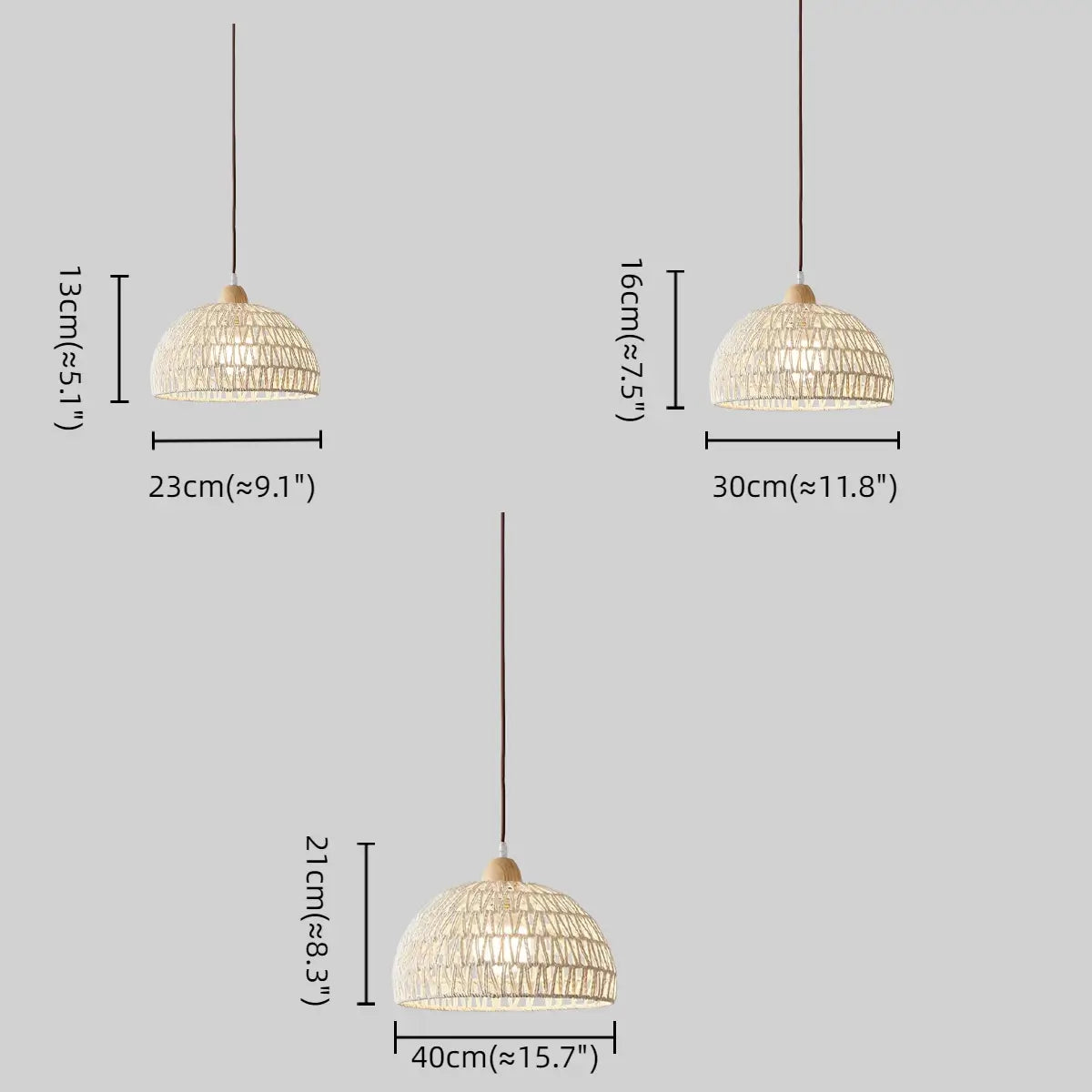Bamburo Natural Pendant Light